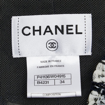 Chanel P41136W04915 Tweed Cotton Blend Dress
