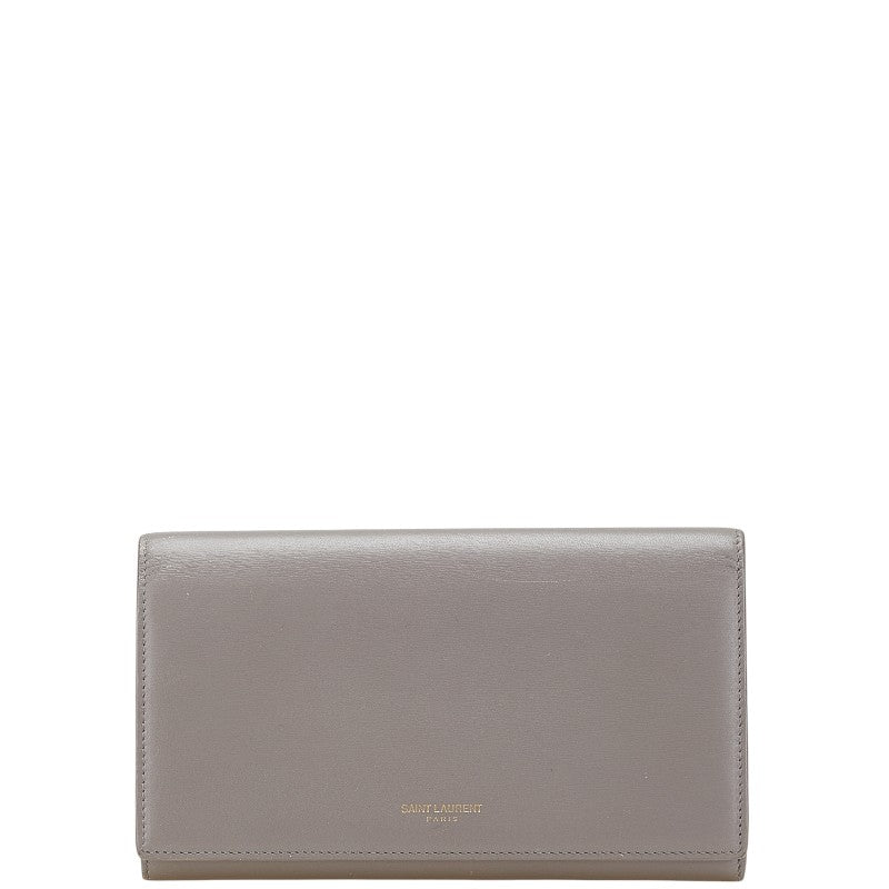 Saint Laurent 372267 Leather Long Wallet
