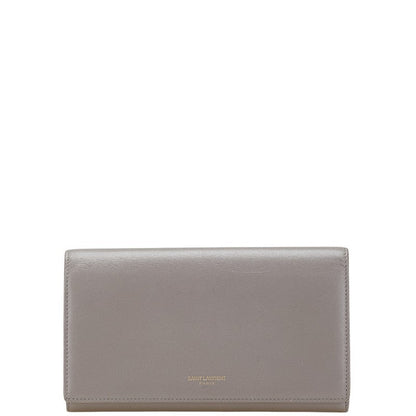 Saint Laurent 372267 Leather Long Wallet