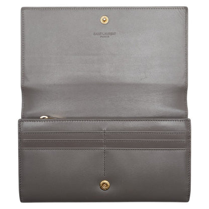 Saint Laurent 372267 Leather Long Wallet