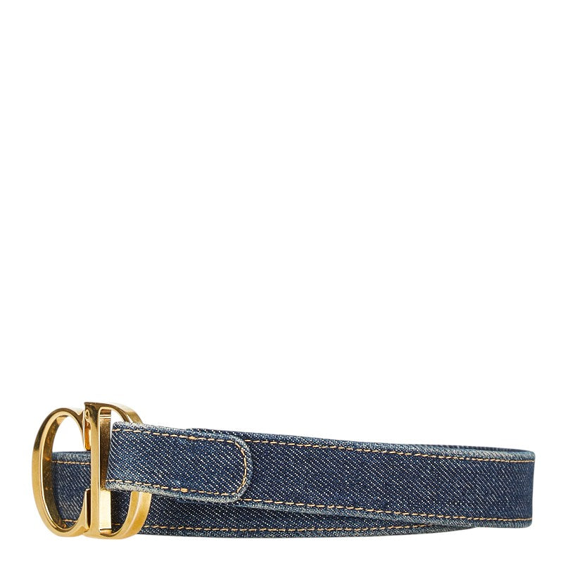 Dior CD Buckle Denim Belt