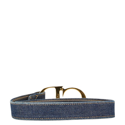 Dior CD Buckle Denim Belt