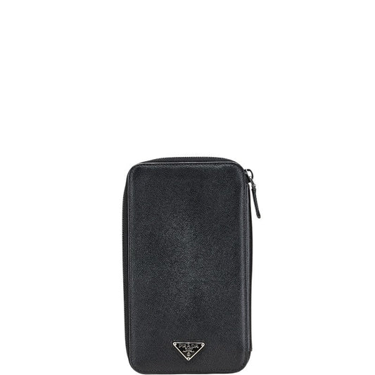 Prada Saffiano Leather Long Wallet