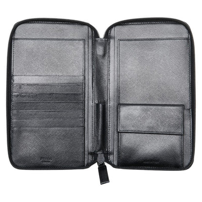 Prada Saffiano Leather Long Wallet