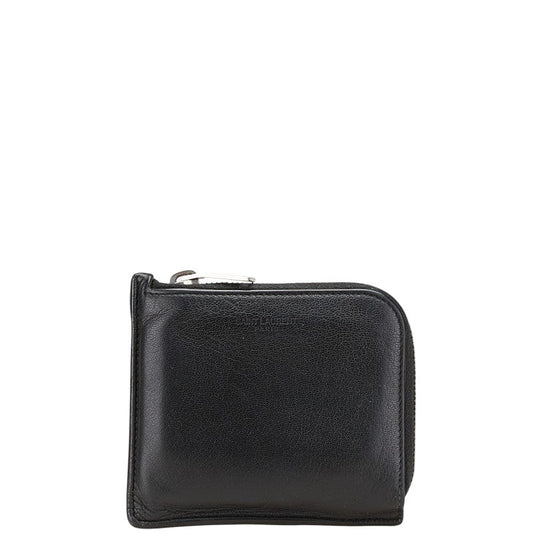 Saint Laurent L Zip Leather Coin Case