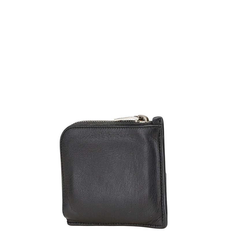 Saint Laurent L Zip Leather Coin Case