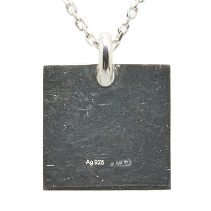 Gucci Square Plate SV925 Necklace