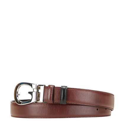 Gucci G Buckle Leather Belt