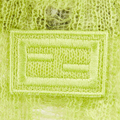 Fendi FZX892 Polyester Wool Mohair Knit