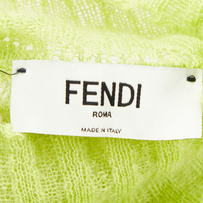 Fendi FZX892 Polyester Wool Mohair Knit