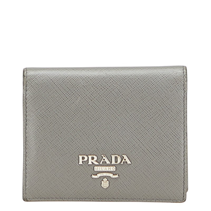 Prada Logo Leather Wallet