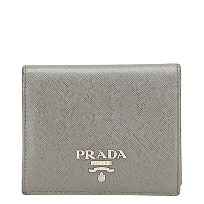 Prada Logo Leather Wallet