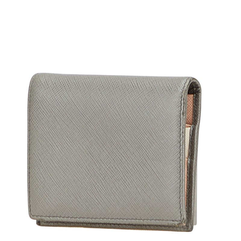 Prada Logo Leather Wallet