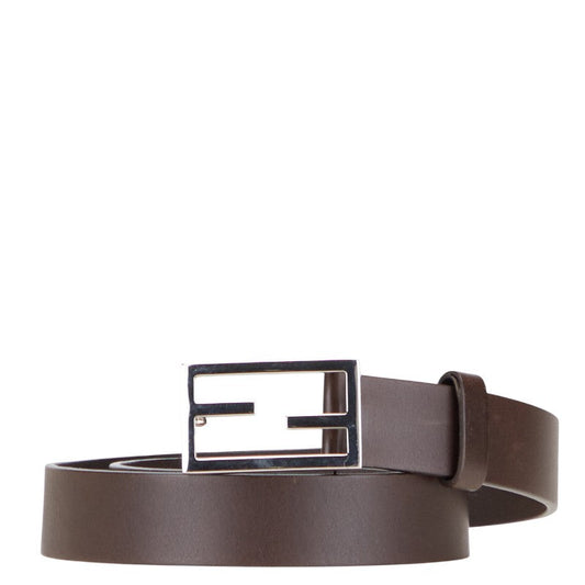 Fendi FF Buckle Leather Belt