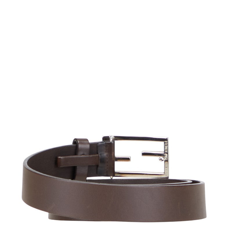 Fendi FF Buckle Leather Belt