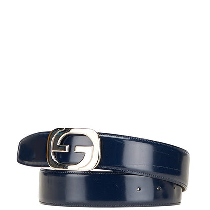 Gucci GG Buckle Leather Belt