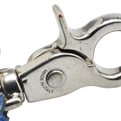 Fendi Zucca Metal Leather Keyring