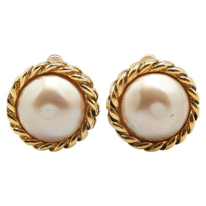 Chanel Pearl Vintage Earrings