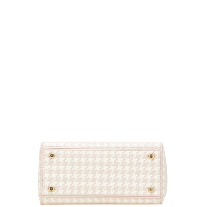 Dior Lady Dior Houndstooth Canvas 2way Bag