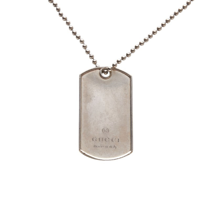 Gucci Dog Tag SV925 Necklace