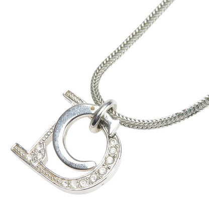Dior Rhinestone Metal Necklace