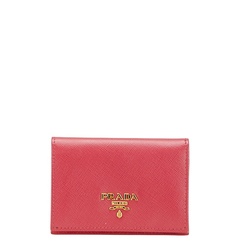 Prada Card Case Leather Card Case