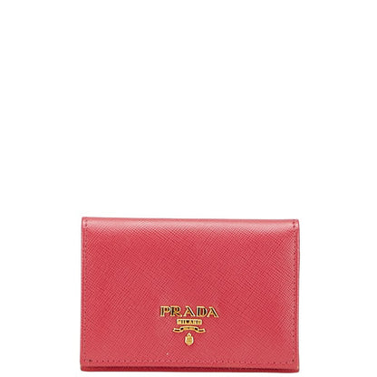 Prada Card Case Leather Card Case