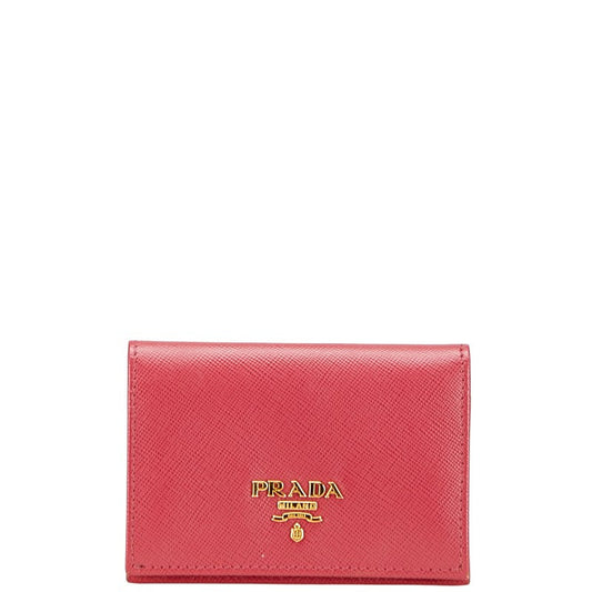 Prada Card Case Leather Card Case