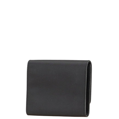 Prada Nylon Leather Trifold Wallet