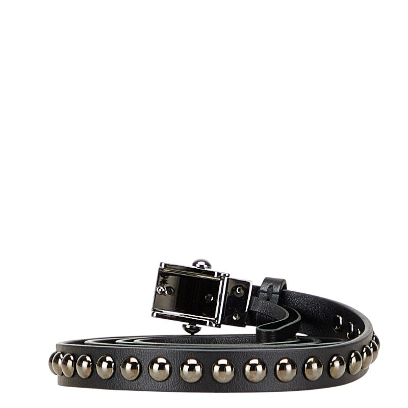 Dior CD Logo Studs Leather Belt