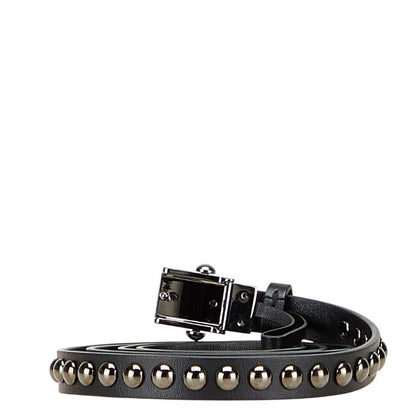 Dior CD Logo Studs Leather Belt