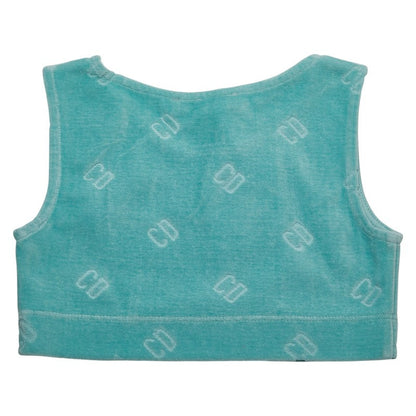 Dior CD Cotton Cropped Tank Top
