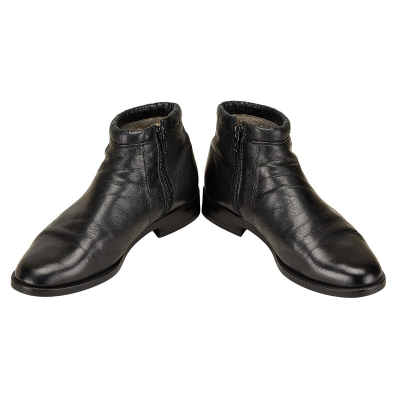 Saint Laurent YSL Leather Short Boots