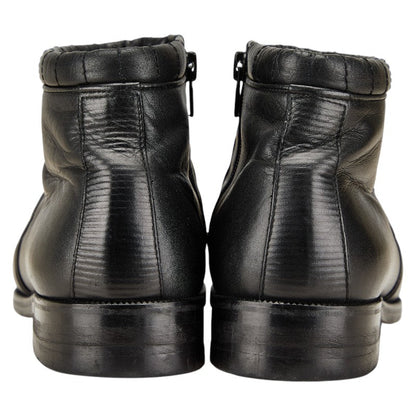 Saint Laurent YSL Leather Short Boots