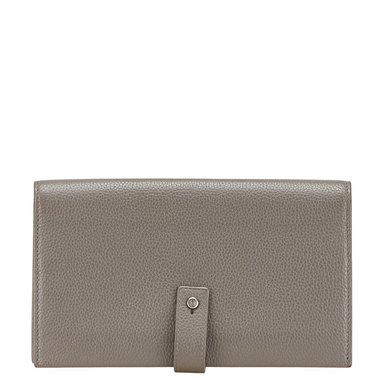 Saint Laurent Sac de Jour Leather Long Wallet