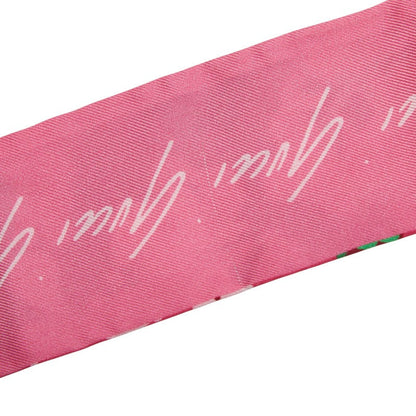 Gucci Ken Scott Botanical Print Silk Neck Bow