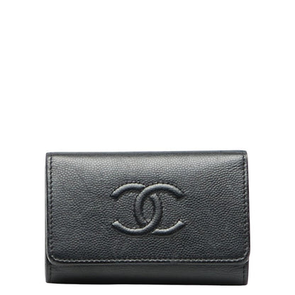 Chanel Coco Mark Caviar Key Case