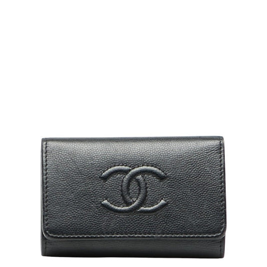 Chanel Coco Mark Caviar Key Case