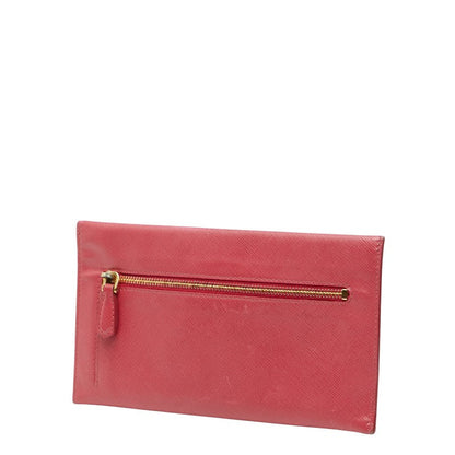 Prada Envelope Leather Long Wallet