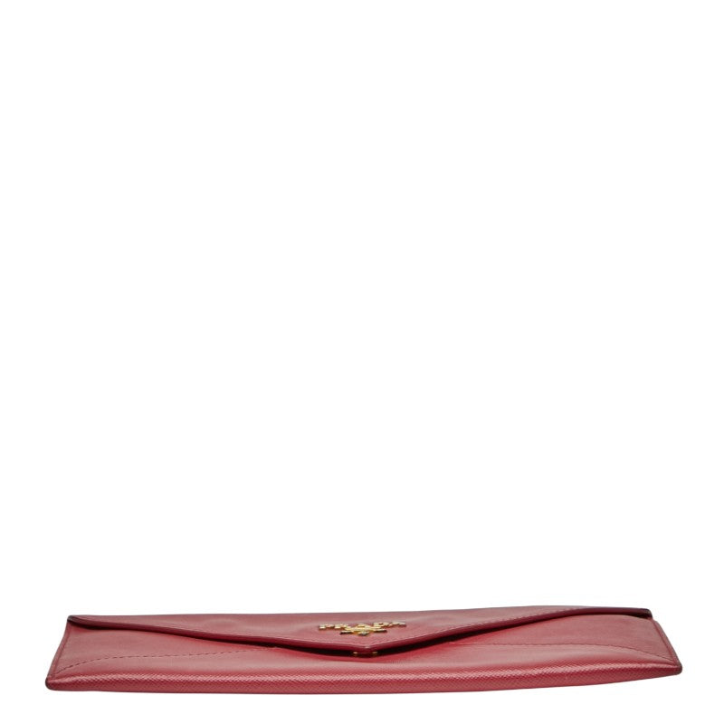 Prada Envelope Leather Long Wallet