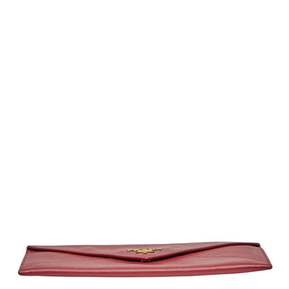 Prada Envelope Leather Long Wallet