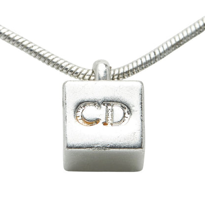 Dior CD Logo Cube Necklace