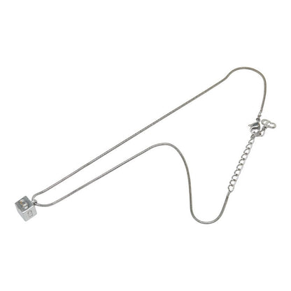 Dior CD Logo Cube Necklace