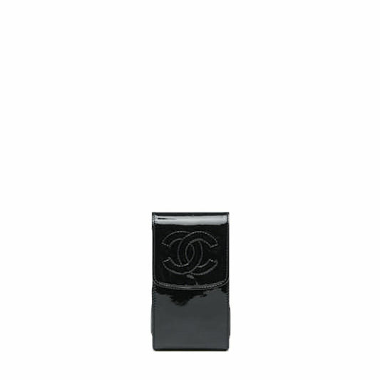 Chanel Coco Mark Patent Leather Cigarette Case