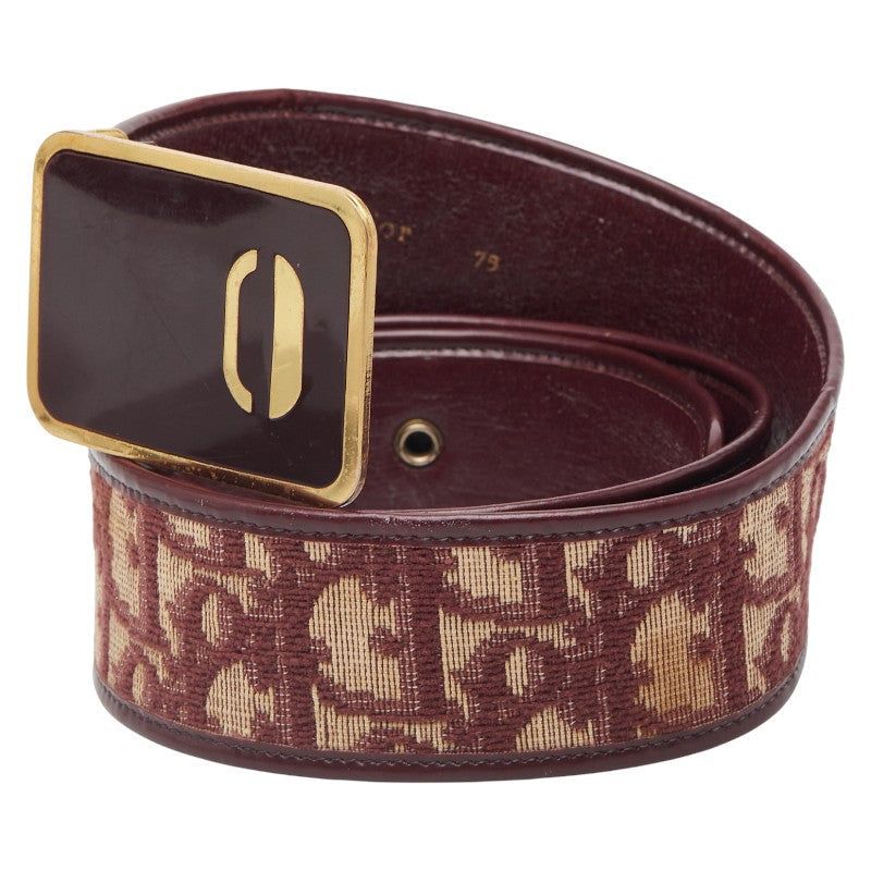 Dior Trotter Canvas Leather Belt