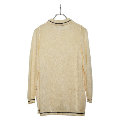 Fendi Logo Embroidery Rayon Cardigan