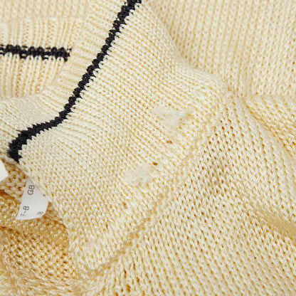 Fendi Logo Embroidery Rayon Cardigan