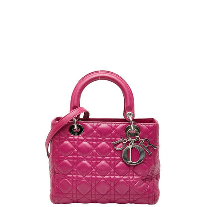 Dior Lady Dior Cannage Leather 2way Bag