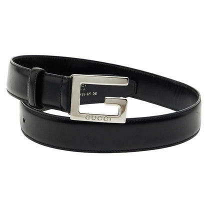 Gucci G Buckle Leather Belt