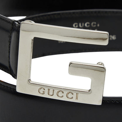 Gucci G Buckle Leather Belt